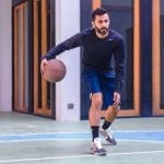 Anand Ahuja playing basketball