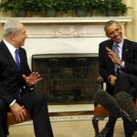 Benjamin Netanyahu with Barack Obama
