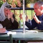 Benjamin Netanyahu with Yasser Arafat
