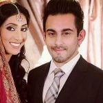 Bilal Khan with his wife