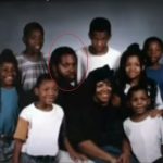 Chris Blue chilhood picture with his father & family