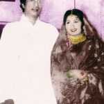 Haji Mastan with his wife Sona
