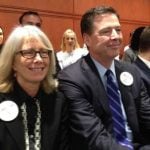 James Comey with his Wife