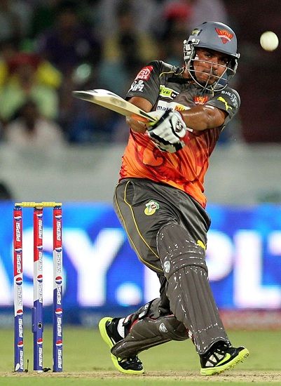 Karn Sharma batting