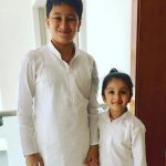 Namrata Shirodkar daughter Sitara and son Gautam Krishna Gattamaneni