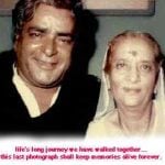 Prithviraj Kapoor with Ramsarni Mehra Kapoor