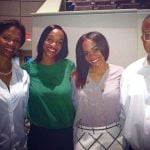 Rachel Lindsay with her parents and sister Heather