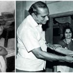 Ramesh Tendulkar with Sachin Tendulkar