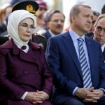 Recep Tayyip Erdoğan with his Wife