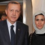 Recep Tayyip Erdoğan with his daughter