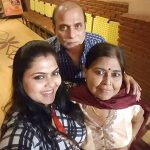 Rinku Ghosh with her parents