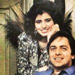 Vinod Mehra with his wife Kiran Mehra