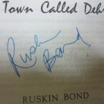 Ruskin Bond signature
