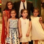 Shan Shahid with his four daughters