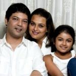 Shilpa Shirodkar with her husband Aparesh Ranjit and daughter Anoushka Ranjit