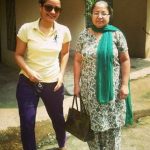 Shruti Rawat with her mother