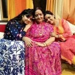 Shubhi Sharma with her mother and sister