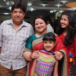 Supriya Shukla with her husband and daughters