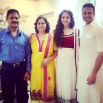 Zoya Afroz with her family