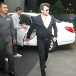 Anil Kapoor Coming Out Of His W222 Mercedes Benz S-Class Car