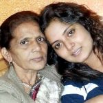 Anjana Singh with her mother