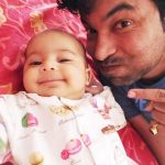 Chandan Prabhakar with his daughter