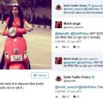 Dhinchak Pooja scooter helmet controversy 