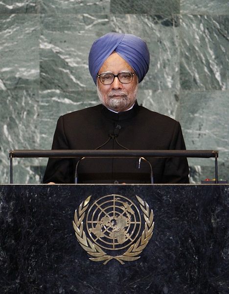 Former Indian Prime Minister Manmohan Singh