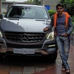 Gautam Rode with his car