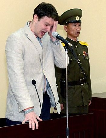 Otto Warmbier cracked up before getting a 15 year hard labour punishment