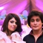 Sahir Lodhi with his wife and daughter