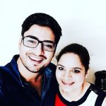 Singer Amit Mishra with his sister