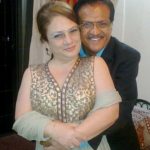 Vijay Pande with Faylene Pande