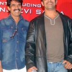 Arjun Sarja with his brother Kishore Sarja