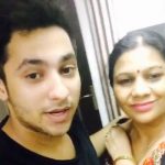 Harsh Beniwal with his mother