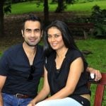 Imran Tahir with his wife