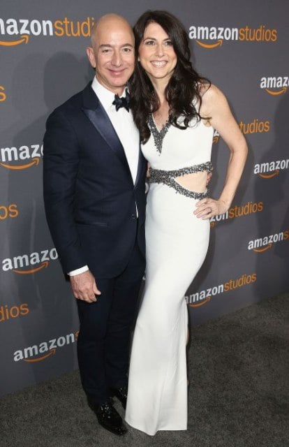 Jeff Bezos With His Ex-Wife