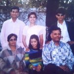 Jennifer Mistry Bansiwal with her family