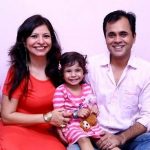 Jennifer Mistry Bansiwal with her husband Bobby Bansiwal and daughter Lekissha Mistry Bansiwal