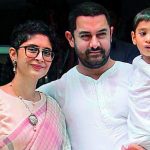 Kiran Rao with her ex-husband & son