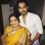 Kunal Verma with his mother