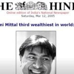 Lakshmi Mittal As The Third Richest Man