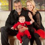 Lucky Ali with his third wife and son