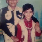 Madhumita Sarkar brother (Childhood Picture)