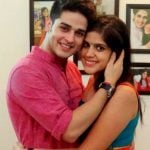 Priyank Sharma with his sister