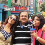 Ridhima Bedi with her father and sister