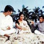 Sumita Sanyal with Rajesh Khanna and Amitabh Bachchan in Anand