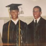 Young Jason Jordan with his brothers