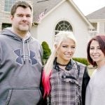 Alexa Bliss with her parents