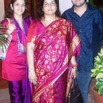 Anuradha Paudwal With Her Son And Daughter